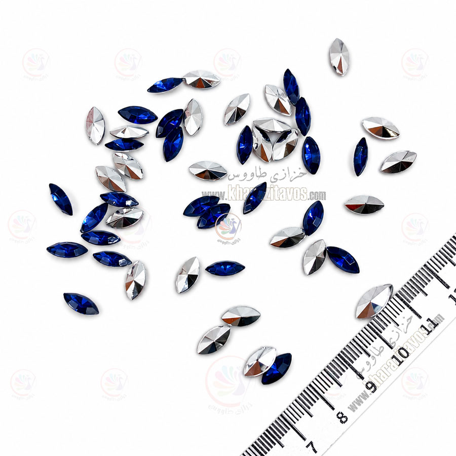 مارکیز پلاستیکی 5 در 10 ( سرمه ای ) بسته 100 عددی