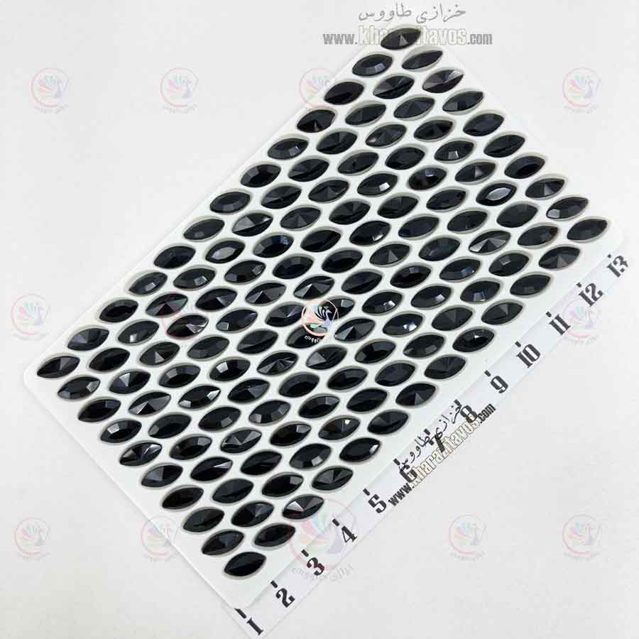 مارکیز چشمی سنگی 5 در 10 ( مشکی ) ورق 130 عددی
