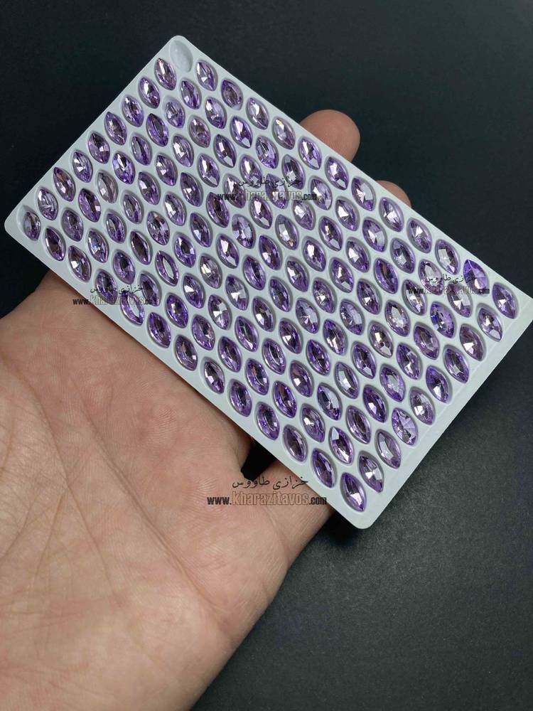 مارکیز چشمی سنگی 5 در 10 ( یاسی ) ورق 130 عددی