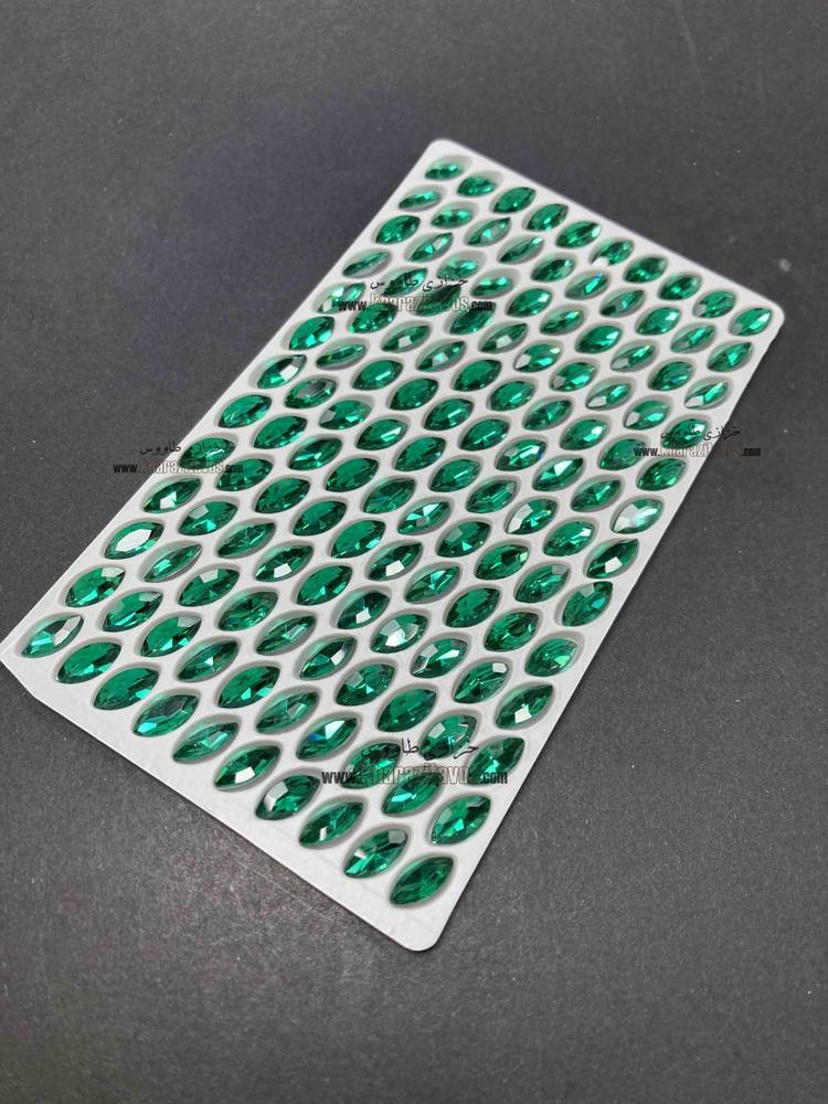 مارکیز چشمی سنگی 5 در 10 ( سبز ) ورق 130 عددی