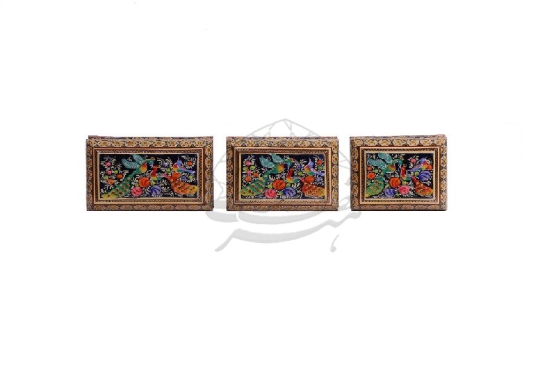 جعبه سری مینیاتور گل و مرغ