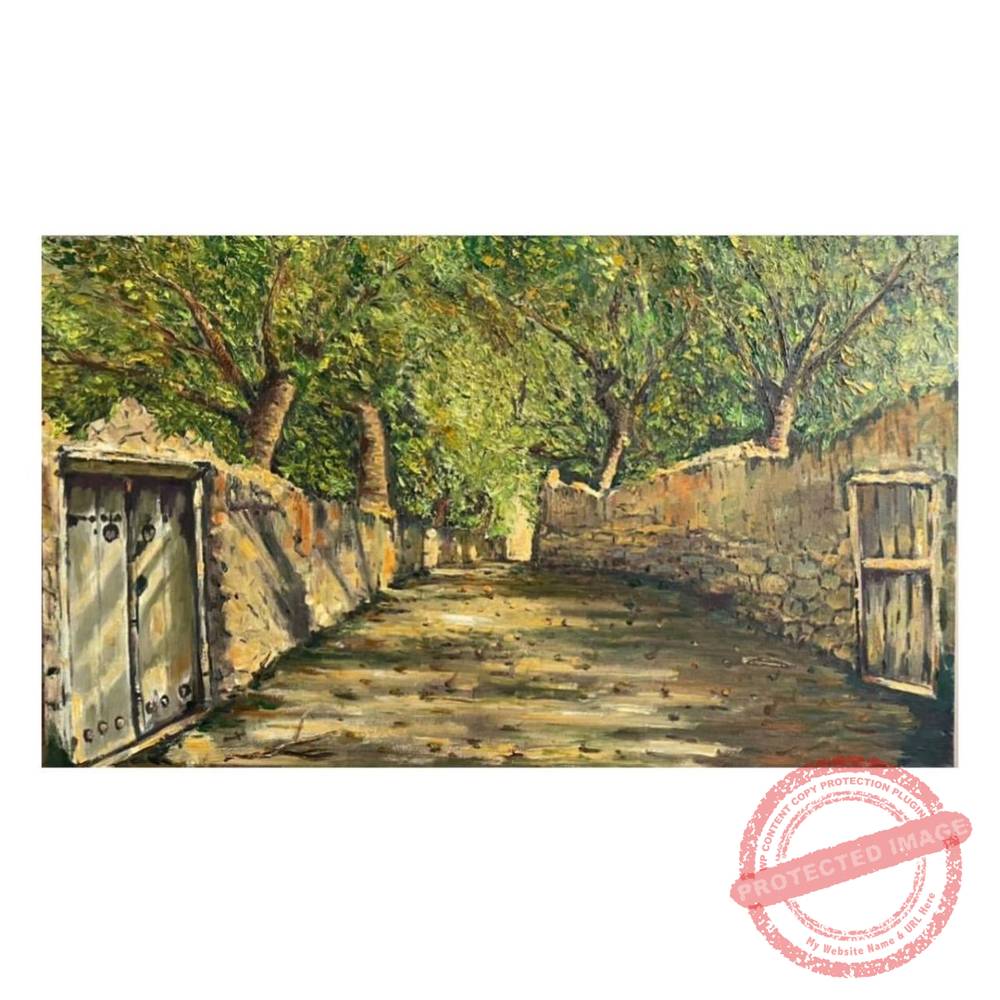 Painting from Kuche Bagh - Iranian Art Holding