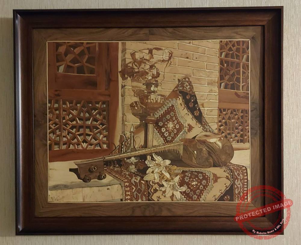 A mosaic painting with the title of memory - Iranian Art Holding