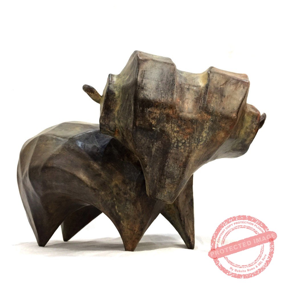 Iranian ram statue - Iranian Art Holding