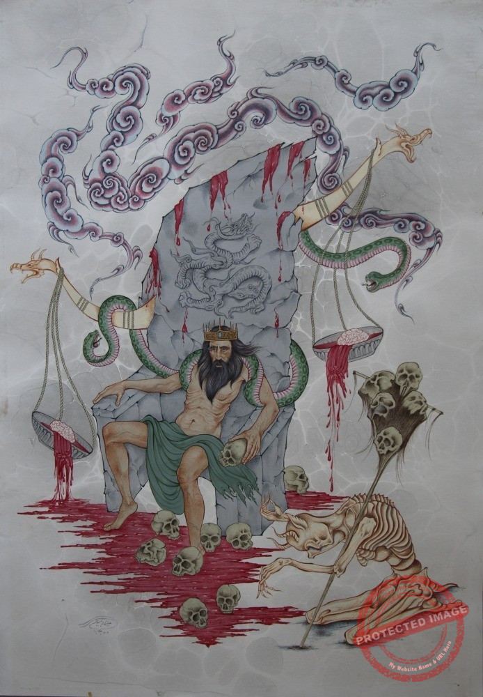 La peinture de Zahhak - Tenant de l'art iranien