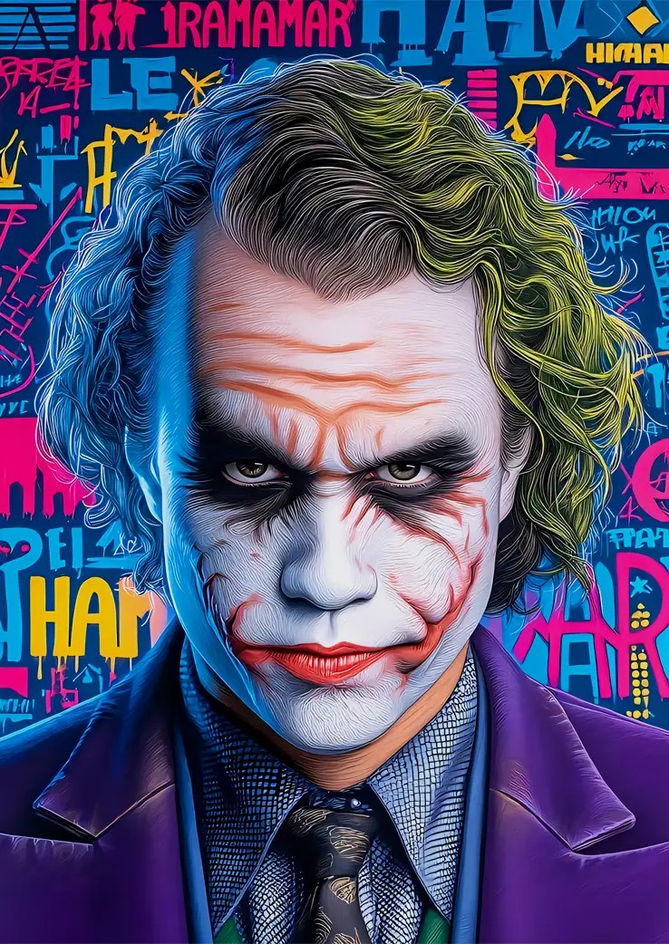 متال پوستر شخصیت Joker کد N603