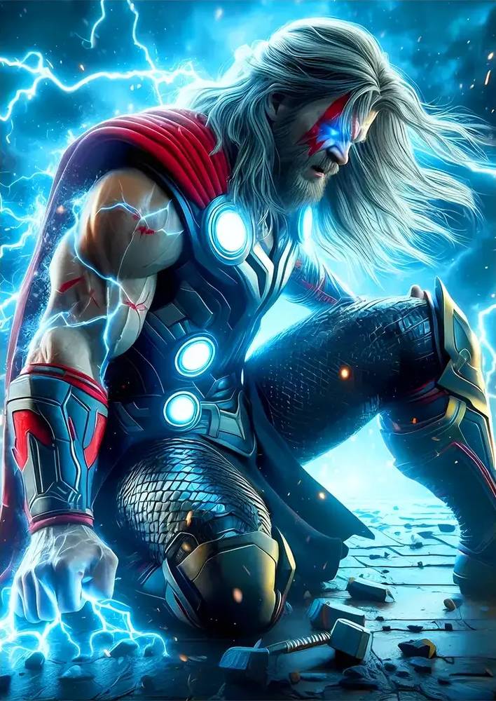 متال پوستر شخصیت Thor کد N402