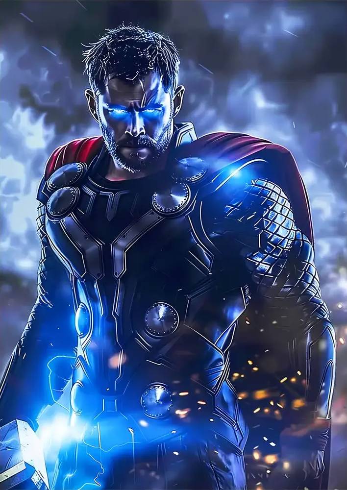 متال پوستر شخصیت Thor کد N401
