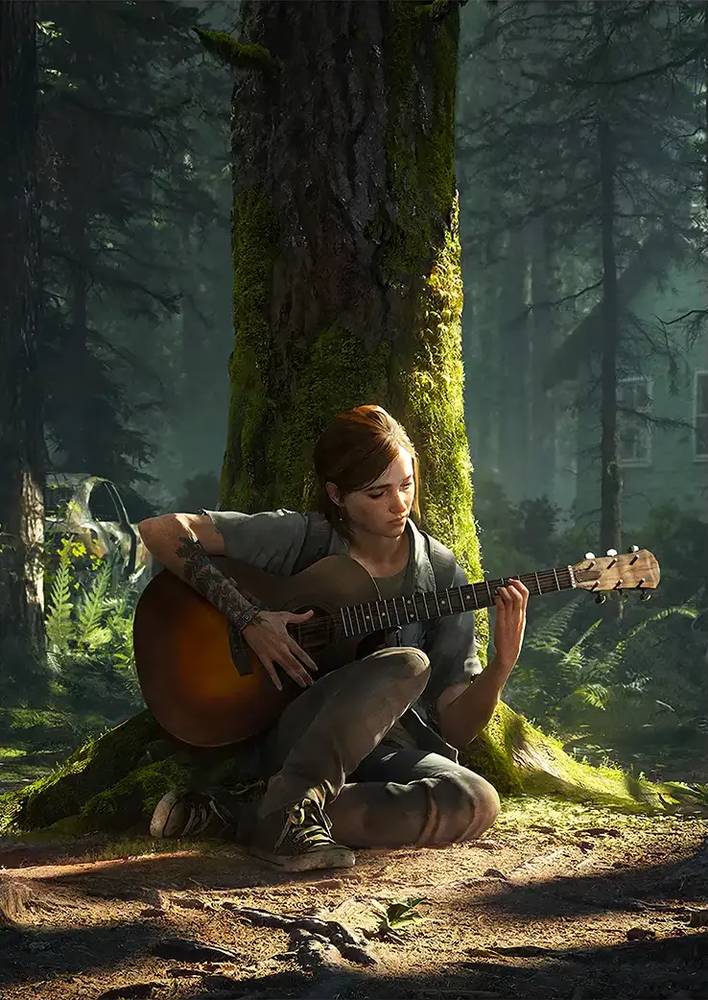 متال پوستر بازی The Last Of Us طرح شخصیت Ellie کد N217