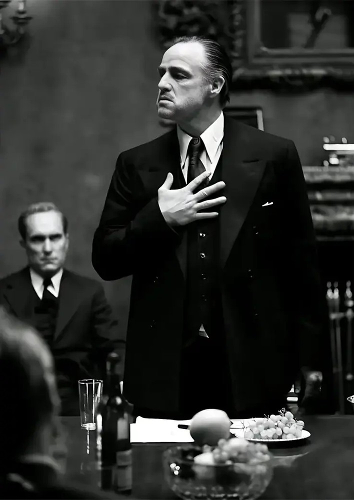متال پوستر فیلم The Godfather کد N401