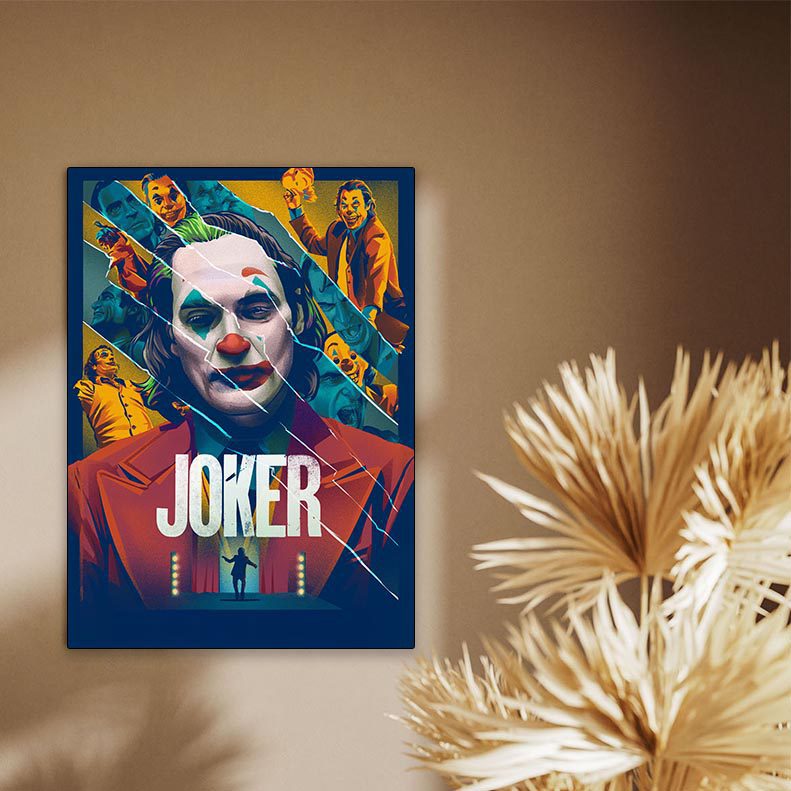متال پوستر طرح جوکر (joker)