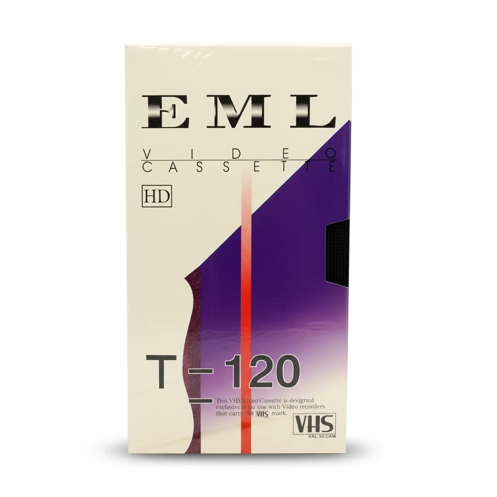 فیلم ویدئویی خام VHS مدل EML | نوار T‑120 | خرید و قیمت