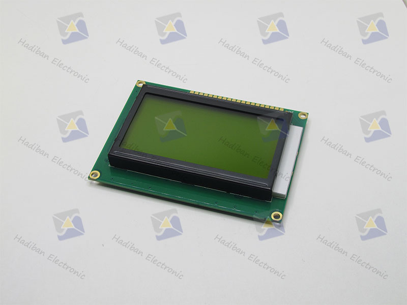 LCD گرافیکی 64*128 بک لایت سبز (LCD HBG12864-AYY برند HBE)