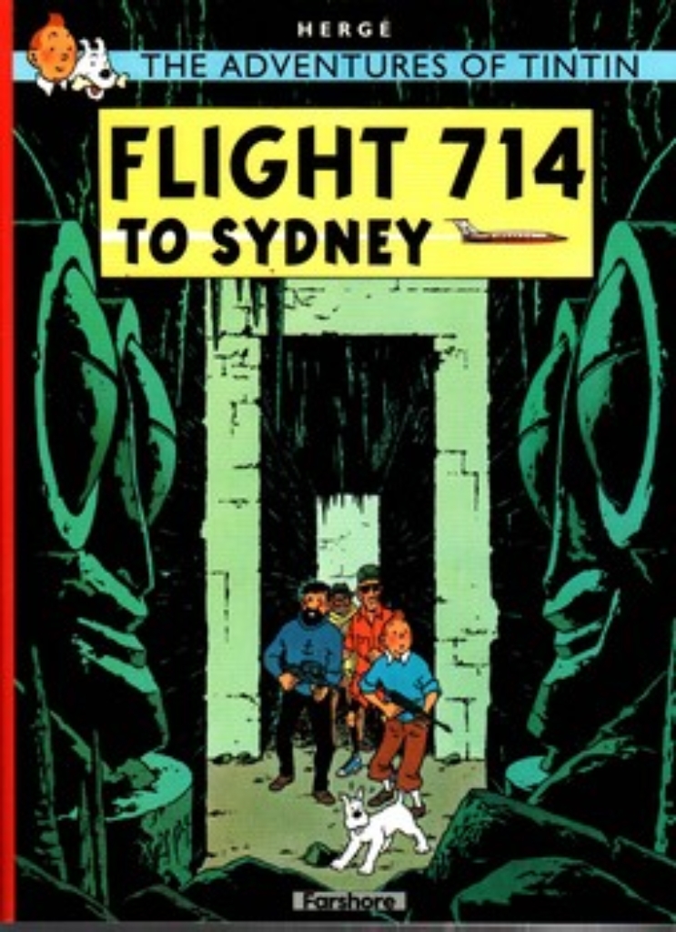 The adventures of Tintin - flight 714 to sydney (رحلی-شمیز)