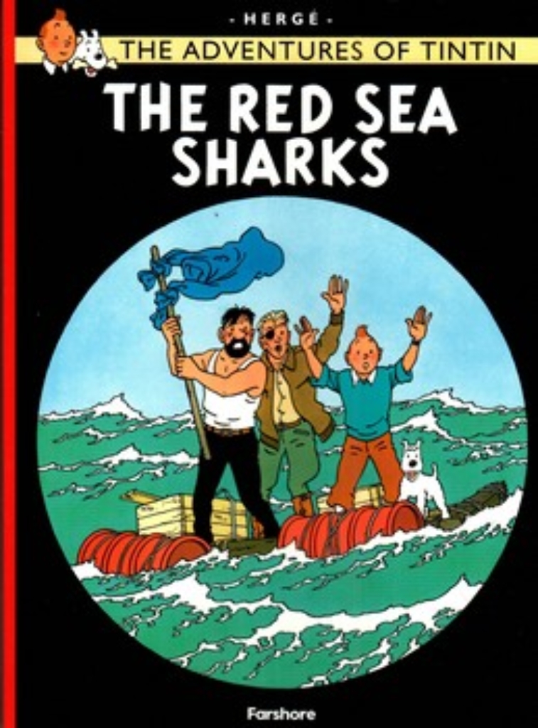 The adventures of Tintin - the red sea sharks (رحلی-شمیز)