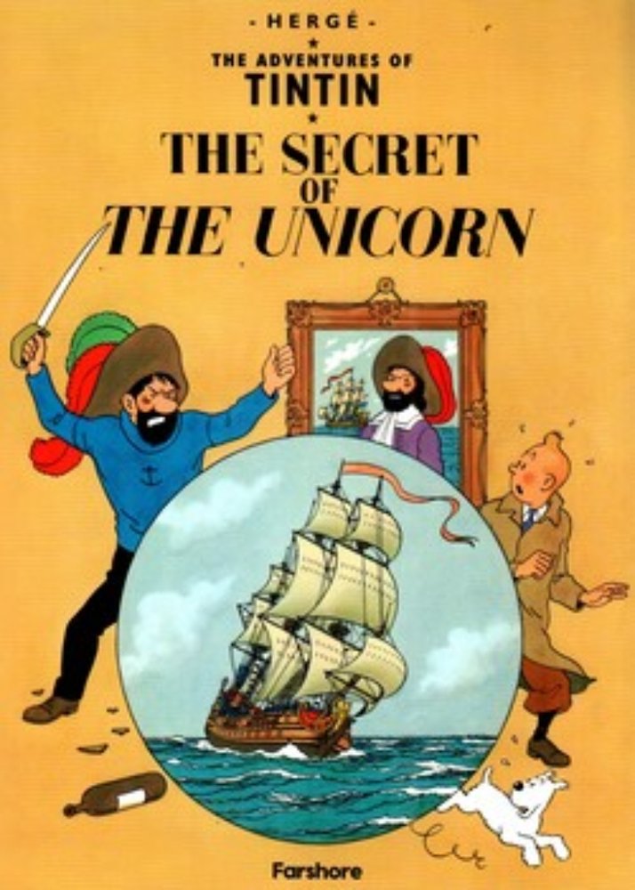 The adventures of Tintin - the secret of the unicorn (رحلی-شمیز)