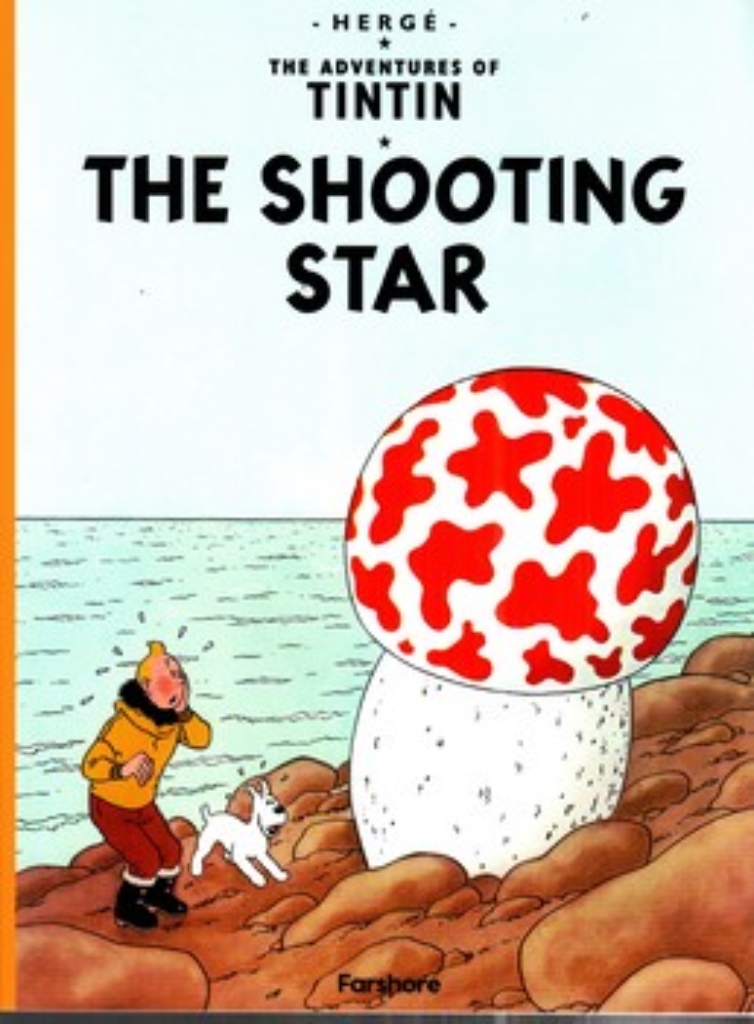 The adventures of Tintin - the shooting star (رحلی-شمیز)