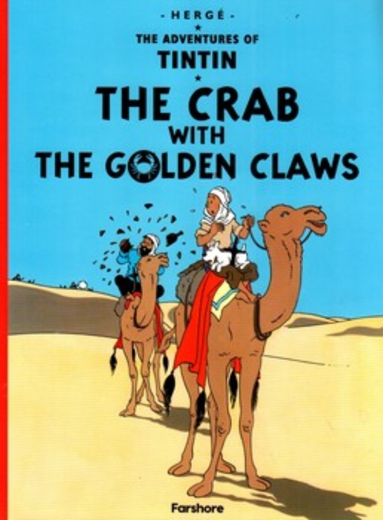 The adventures of Tintin - the crab with the golden claws (رحلی-شمیز)