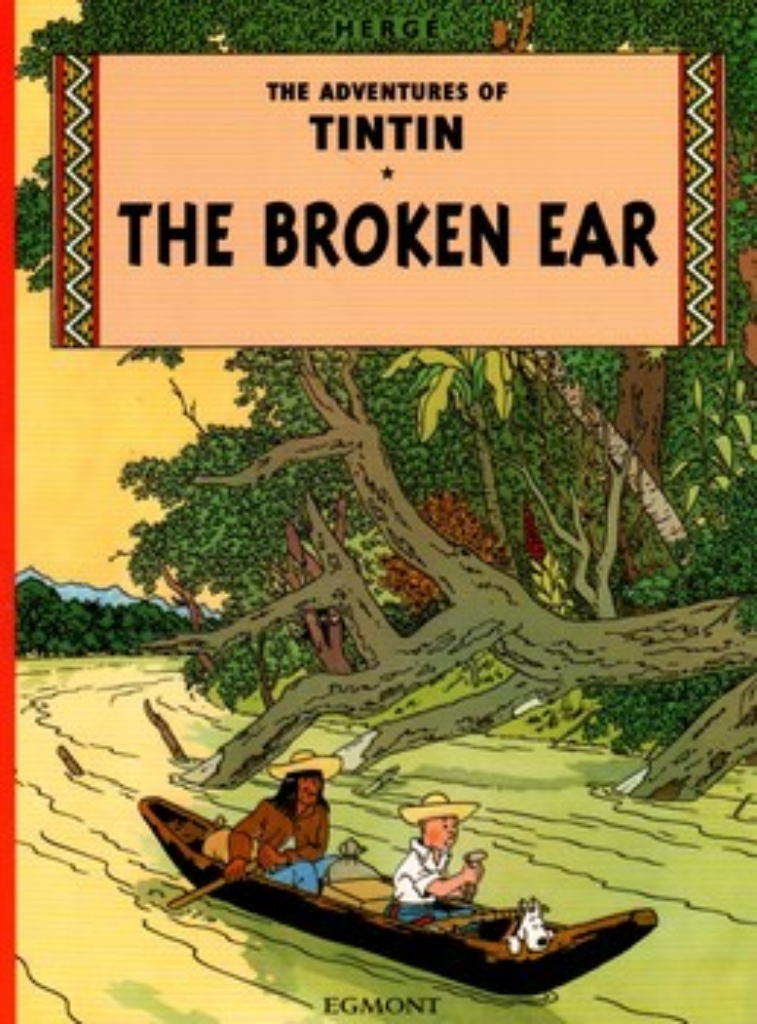 The adventures of Tintin - the broken ear (رحلی-شمیز)