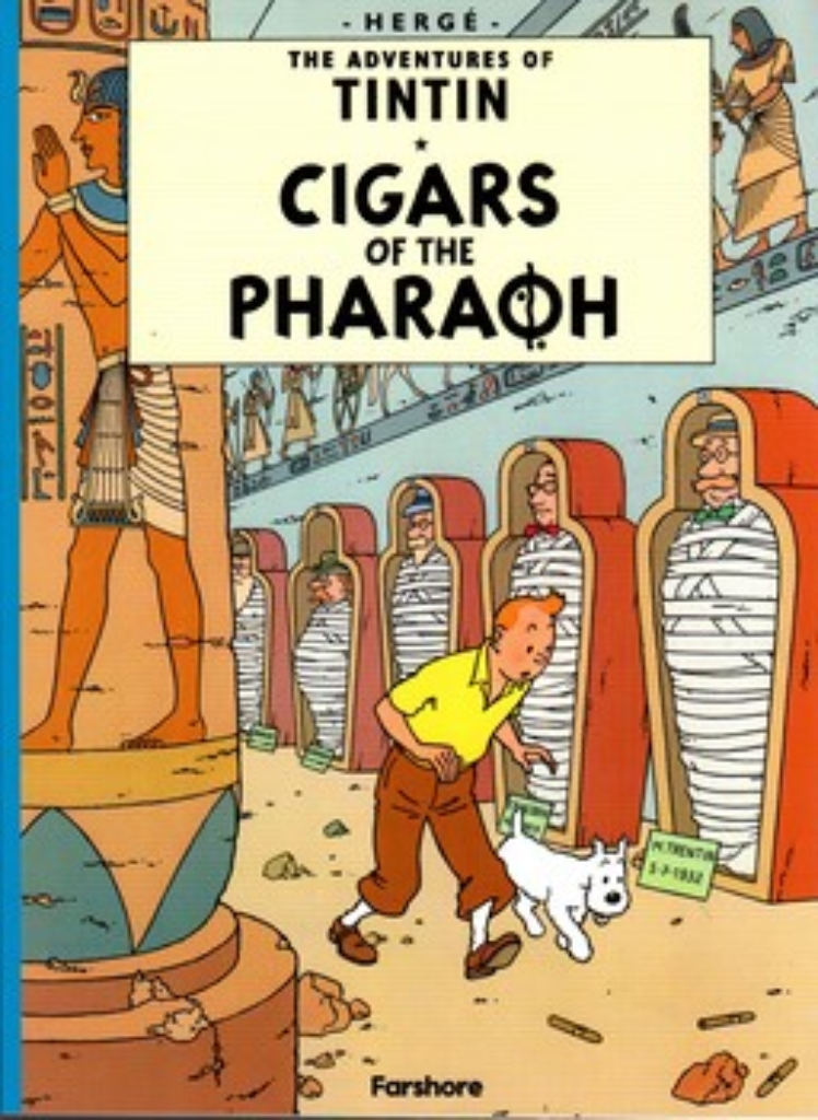 The adventures of Tintin - cigars of the pharaoh (رحلی-شمیز)