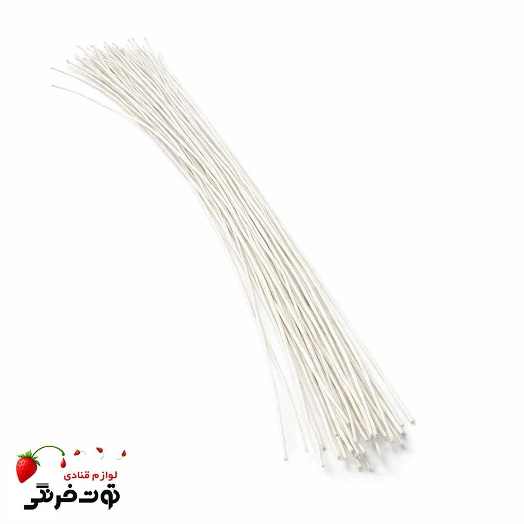 سیم گلسازی سفید شماره ۲۴
