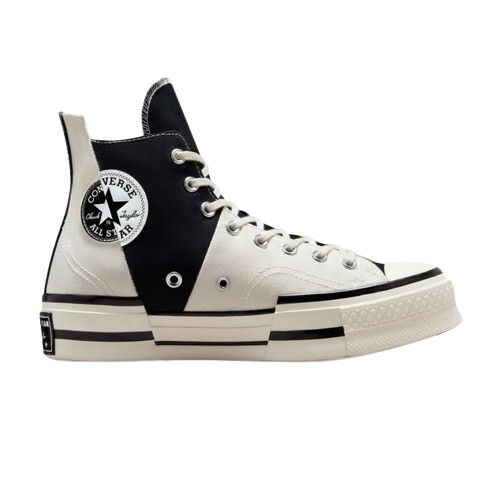 کانورس پلاس سفید مشکی ساقدار | converse 1970s plus white&amp;black high top