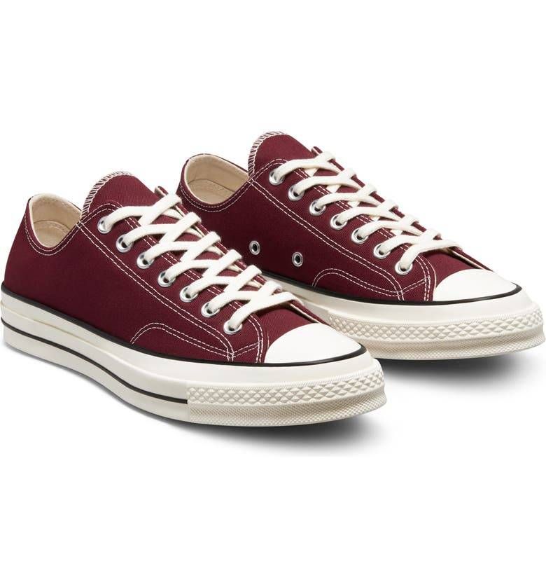 کانورس زرشکی 1970 بدون ساق | Converse 1970s wine red low top