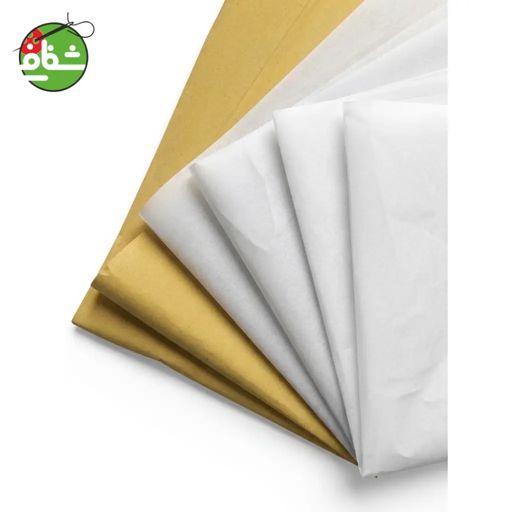 پک ۱۵ عددی کاغذ الگو (سفید،زرد،پوستی)