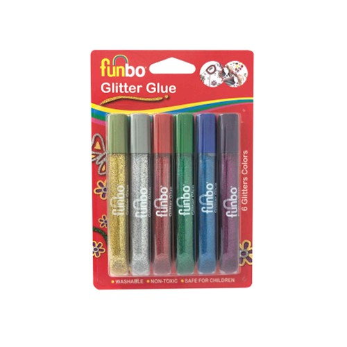 funbo چسب اکلیلی 6 رنگ