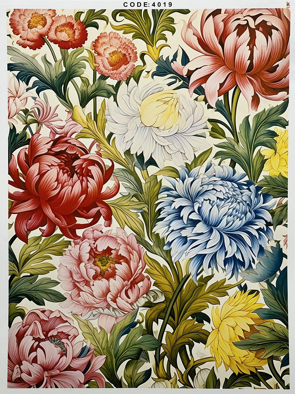 ترانسفر زمینه کد 4019 سایز 30*40