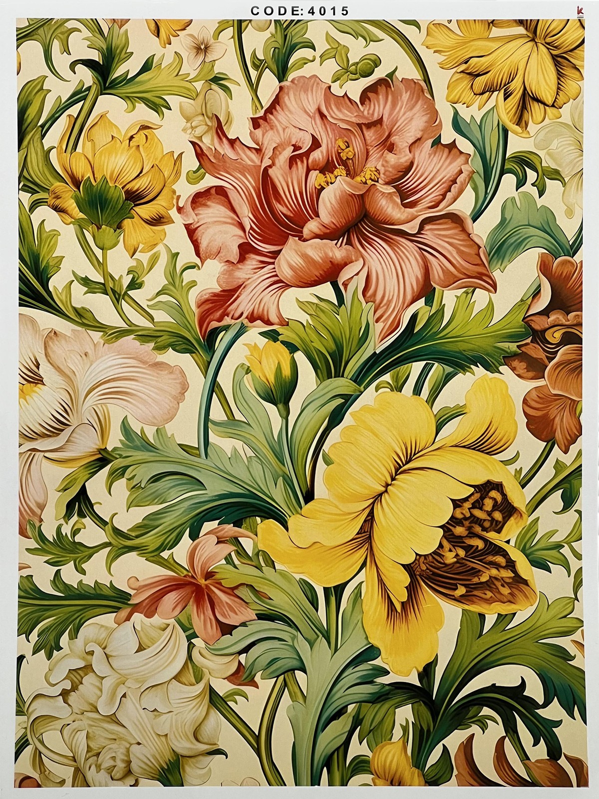 ترانسفر زمینه کد 4015 سایز 30*40