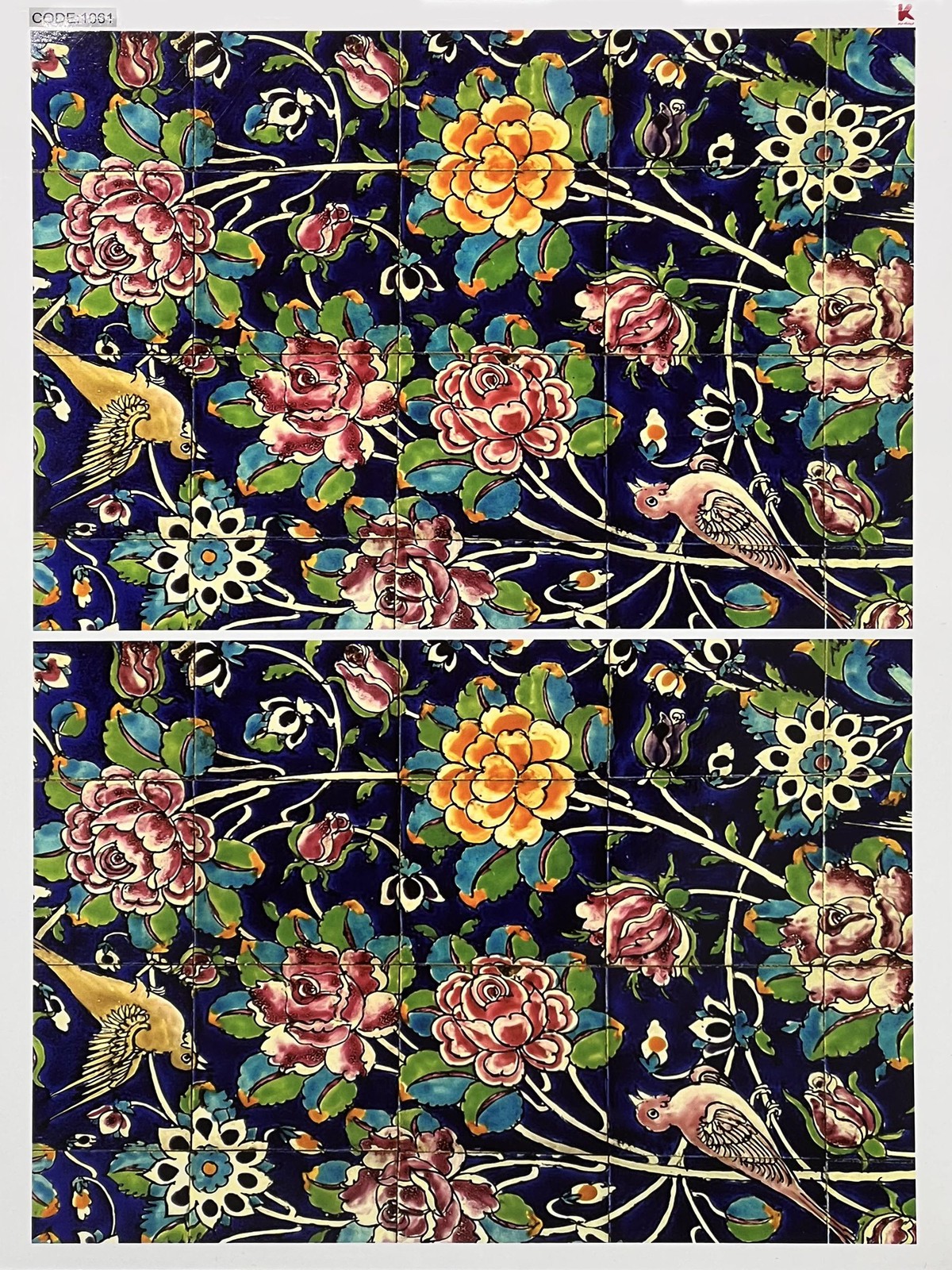 ترانسفر طرح کاشی کد 1061 سایز 30*40
