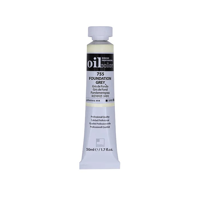 رنگ روغن 50 میل Foundation Grey کد 755 سری B شین هان