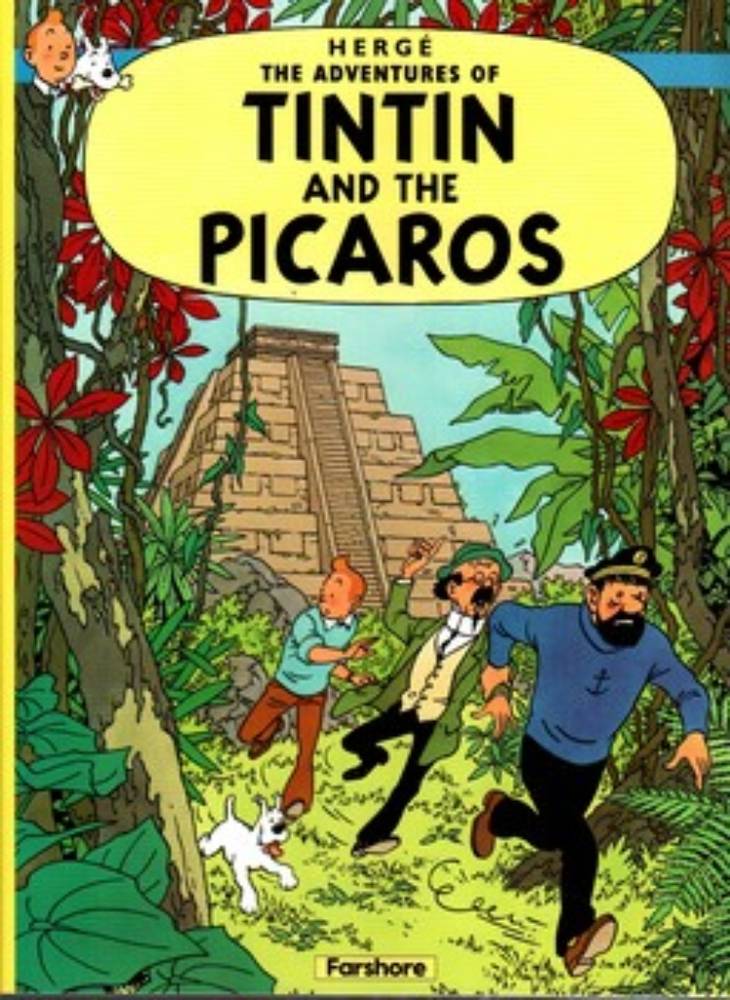 The adventures of Tintin - tin tin and picaros (رحلی-شمیز)