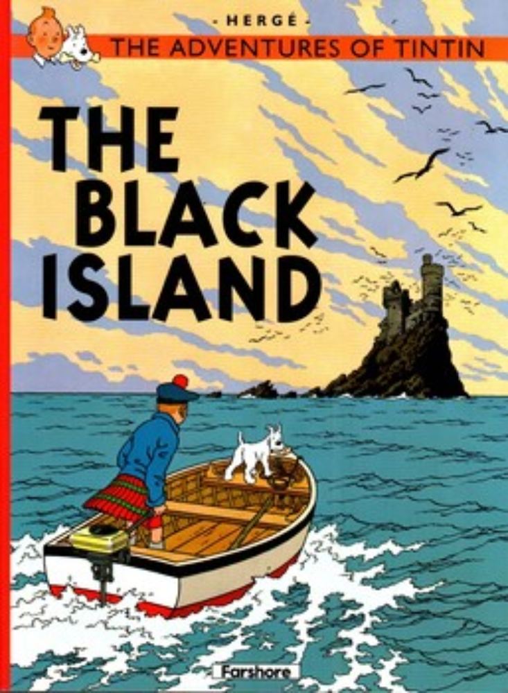 The adventures of Tintin - the black island (رحلی-شمیز)
