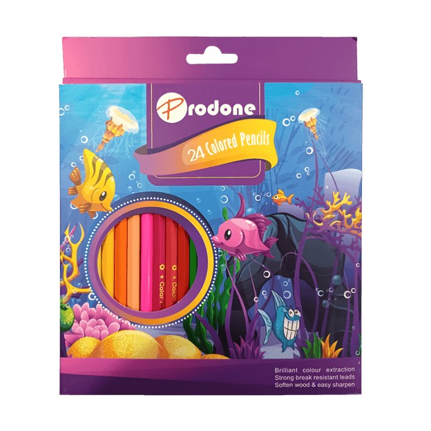 مداد رنگی 24 رنگ پرودون Prodone