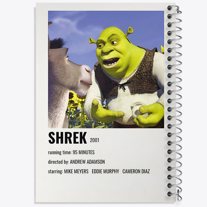 دفتر نقاشی 50 برگ خندالو طرح شرک (Shrek) کد F13230