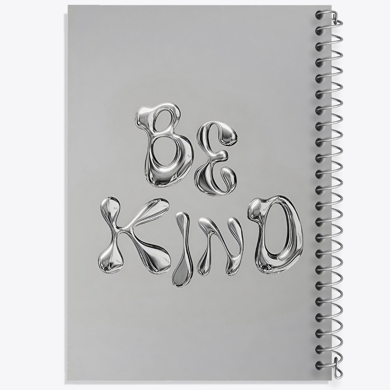 دفتر شطرنجی 50 برگ خندالو طرح Be Kind کد F3901