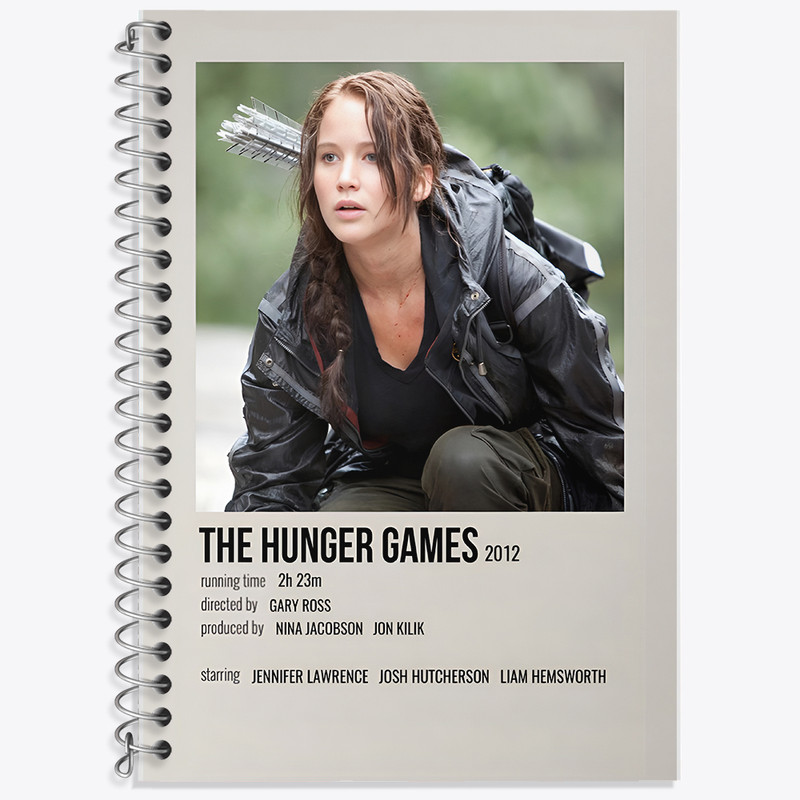 دفتر نت موسیقی 50 برگ خندالو طرح بازی های گرسنگی (The Hunger Games) کد F13373