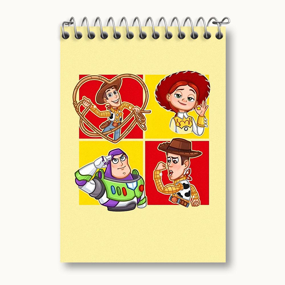 دفتر یادداشت داستان اسباب بازی (Toy Story)