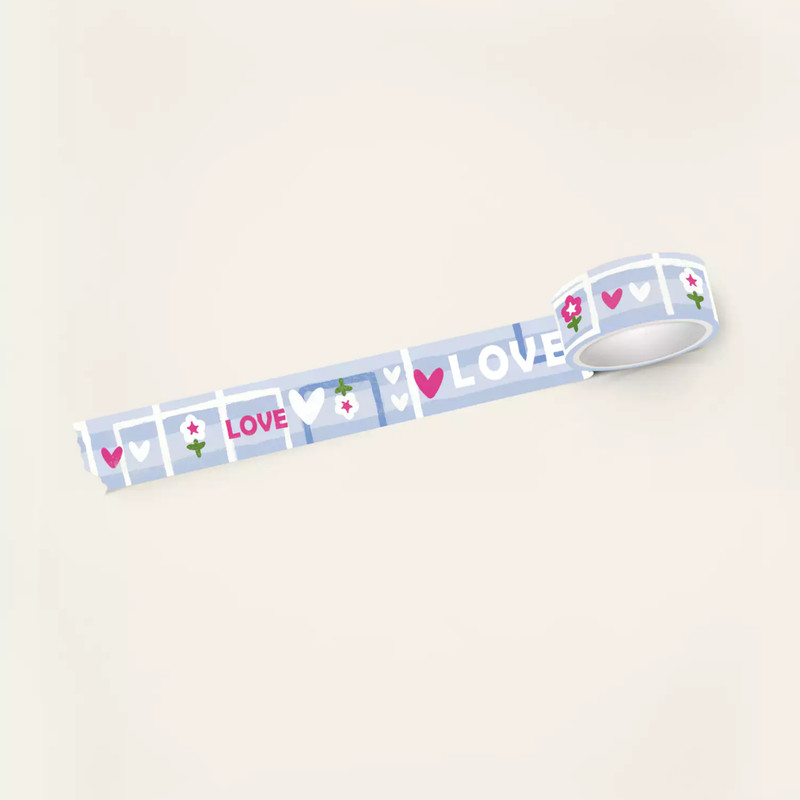چسب نواری مریخ مدل واشی friendship frame  عرض 2 سانتی متر