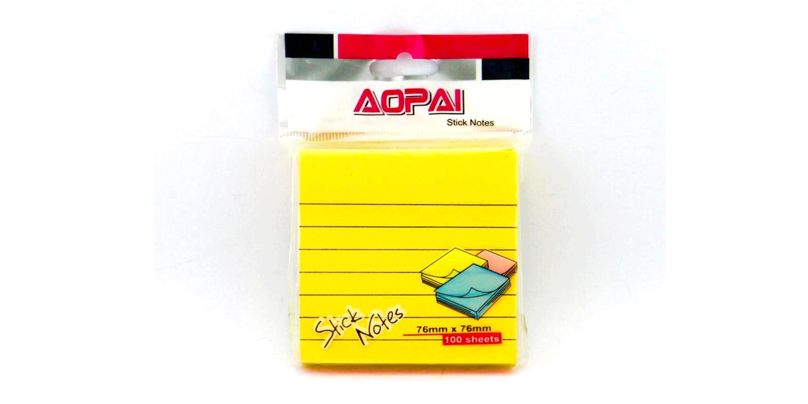 aopal استیک نوت 76*76 خط دار