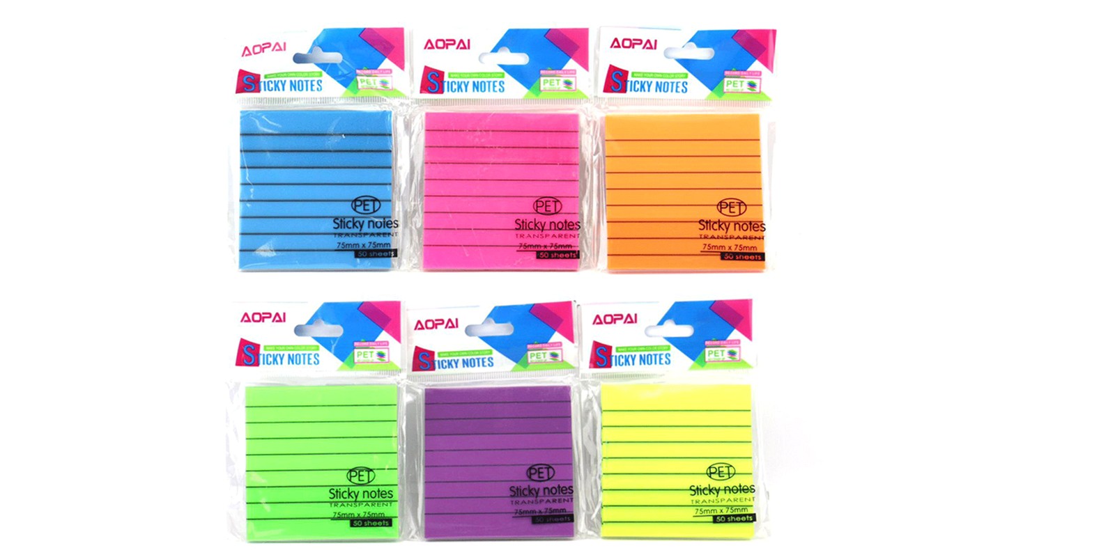 aopal استیک نوت کالکی ضد اب خط دار