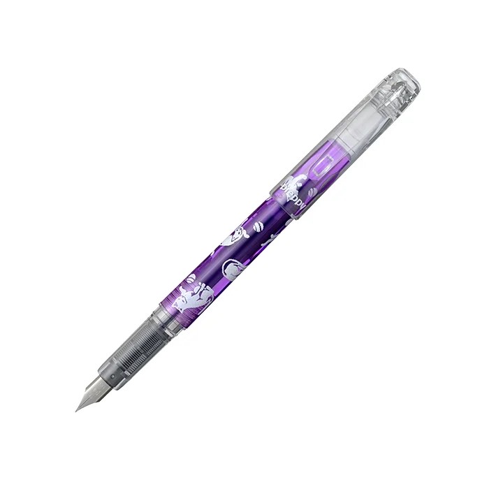 خودنویس پرپی کریستالی بنفش طرح Neko PSQ-1300 کد 2-5 پلاتینوم