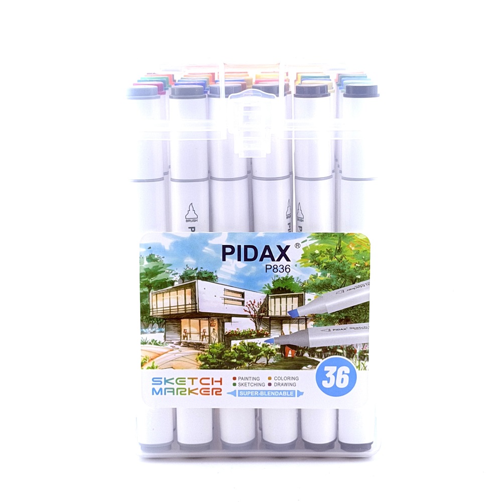 ماژیک دوسر راندو پیداکس PIDAX بسته 36 رنگی