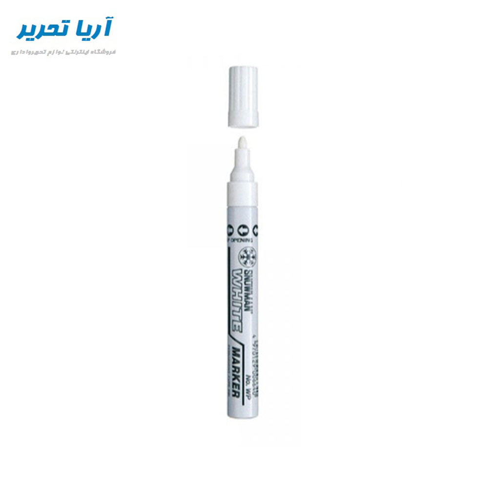 ماژیک متال مارکر سفید اسنومن