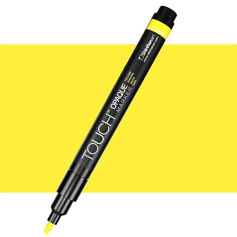 ماژیک همه کاره Touch Opaque مدل yellow Fine کد 6