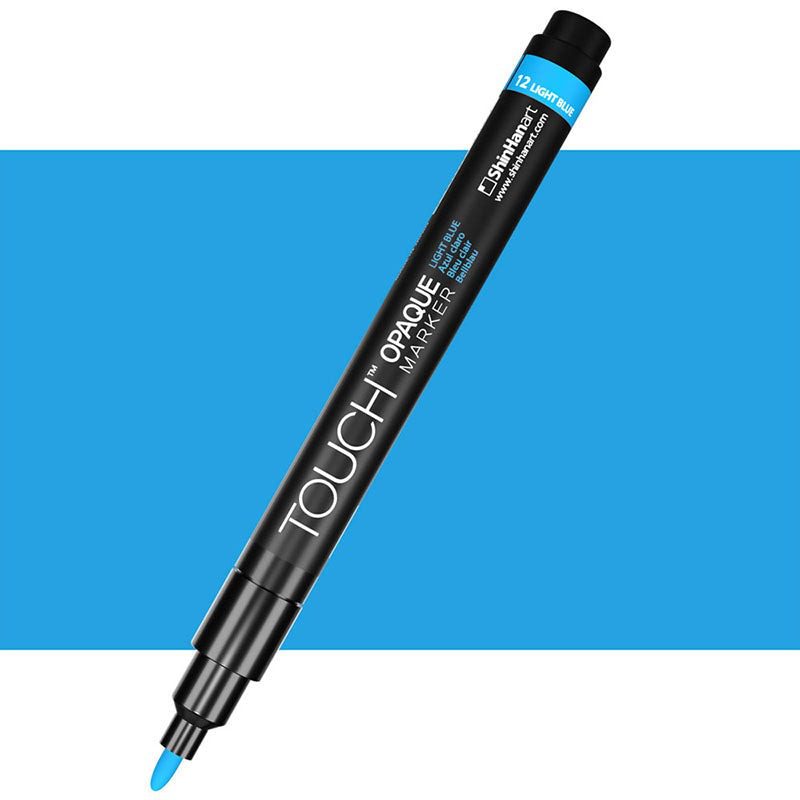 ماژیک همه کاره Touch Opaque مدل Light Blue Fine کد 12