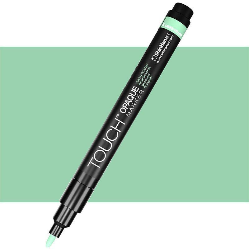 ماژیک همه کاره Touch Opaque مدل Green Yellow Fine کد 8