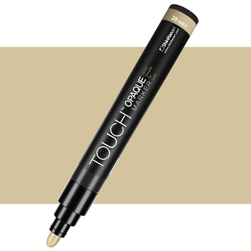ماژیک همه کاره Touch Opaque مدل Gold Medium کد 26
